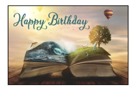 Happy Birthday Book & Balloon
